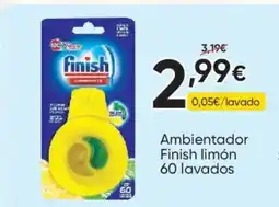 FROIZ FINISH Ambientador limón 60 lavados oferta