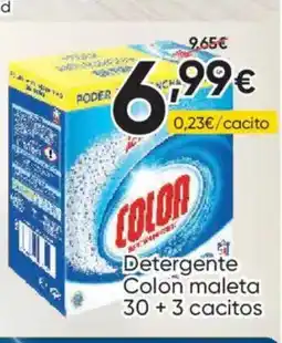 FROIZ COLON Detergente maleta 30+3 cacitos oferta