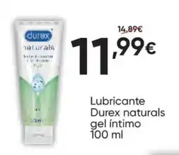 FROIZ DUREX Lubricante naturals gel íntimo oferta