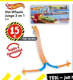 TEDi Hot Wheels Juego 3 en 1 oferta
