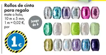 TEDi Rollos de cinta para regalo oferta