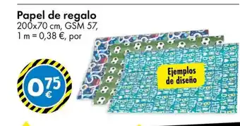 TEDi Papel de regalo oferta