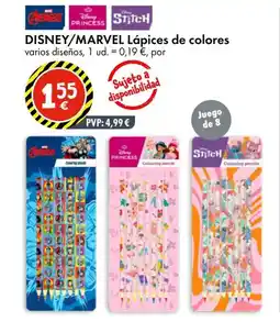 TEDi DISNEY/MARVEL Lápices de colores oferta