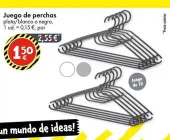 TEDi Juego de perchas oferta