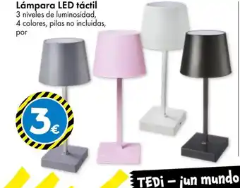TEDi Lámpara LED táctil oferta