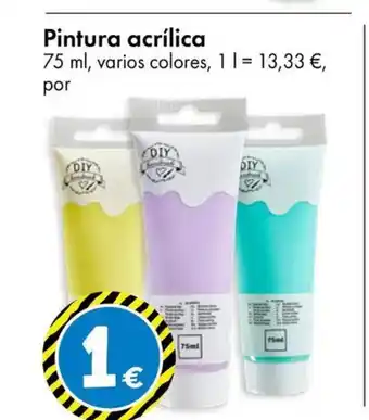 TEDi Pintura acrílica oferta