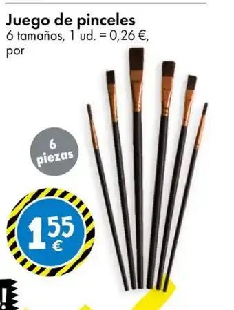 TEDi Juego de pinceles oferta