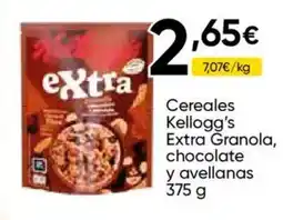 Cash FROIZ KELLOGG'S Cereales Extra Granola, chocolate y avellanas oferta