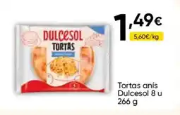 Cash FROIZ DULCESOL Tortas anís Dulcesol 8 oferta