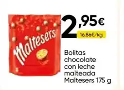 Cash FROIZ MALTESERS Bolitas chocolate con leche malteada oferta