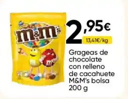 Cash FROIZ M&M Grageas de chocolate con relleno de cacahuete bolsa oferta