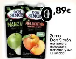 Cash FROIZ DON SIMÓN Zumo manzana o melocotón, manzana y uva oferta