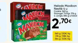 Cash FROIZ MAXIBON Helado Nestlé oferta