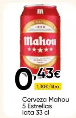 Cash FROIZ MAHOU 5 ESTRELLAS Cerveza oferta