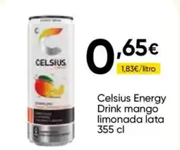 Cash FROIZ CELSIUS Energy Drink mango limonada lata oferta