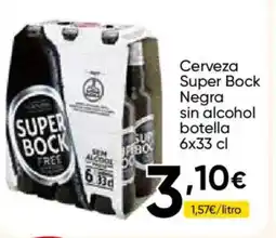 Cash FROIZ SUPER BOCK Cerveza Negra sin alcohol botella oferta