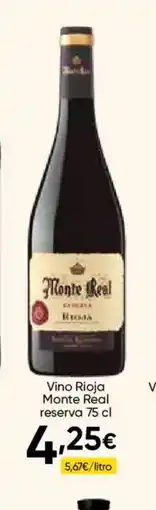 Cash FROIZ MONTE REAL Vino Rioja reserva oferta