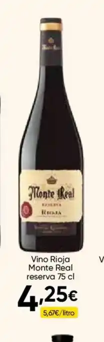 Cash FROIZ MONTE REAL Vino Rioja reserva oferta