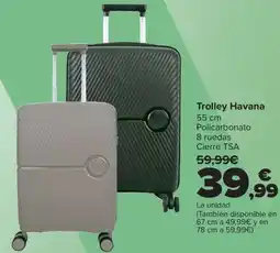 Carrefour Trolley Havana oferta