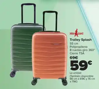 Carrefour JOHN TRAVEL Trolley Splash oferta