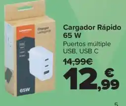Carrefour Cargador Rápido 65W oferta