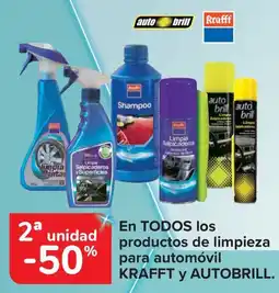 Carrefour KRAFFT y AUTOBRILL En todos los productos de limpieza oferta