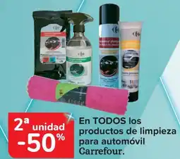 Carrefour En todos los productos de limpieza para automóvil carrefour. oferta