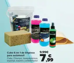 Carrefour Cubo 6 en 1 de limpieza para automovil oferta