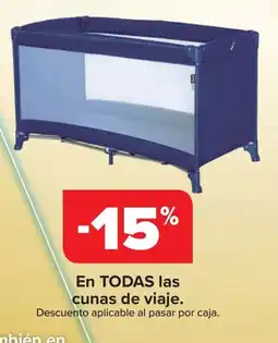 Carrefour En todas las cunas de viaje oferta