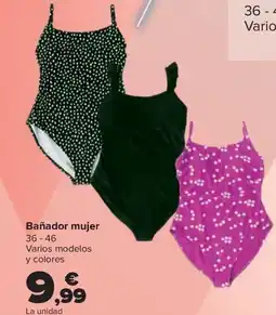 Carrefour Bañador mujer oferta