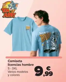 Carrefour Camiseta licencias hombre oferta