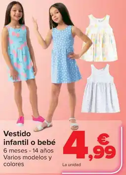 Carrefour Vestido infantil o bebé oferta