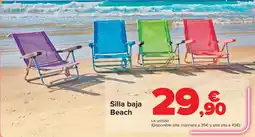 Carrefour Silla baja Beach oferta