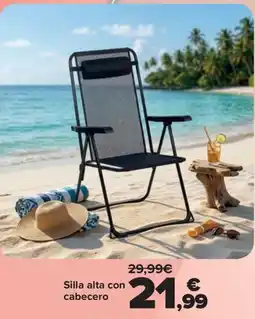Carrefour Silla alta con cabecero oferta