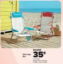 Carrefour Silla baja Rio oferta
