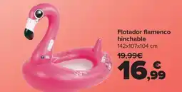 Carrefour Flotador flamenco hinchable oferta