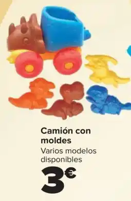 Carrefour Camión con moldes oferta