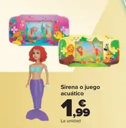 Carrefour Sirena o juego acuático oferta