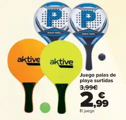Carrefour Juego palas de playa surtidas oferta