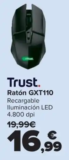 Carrefour TRUST Ratón GXT110 oferta