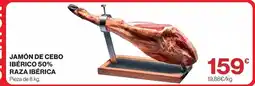El Corte Inglés Jamón de cebo ibérico 50% raza ibérica oferta