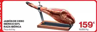 El Corte Inglés Jamón de cebo ibérico 50% raza ibérica oferta