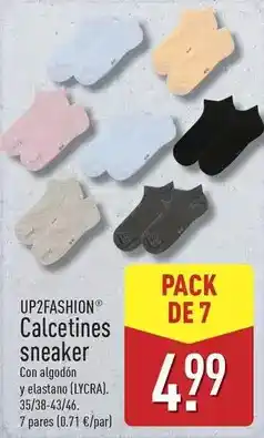 ALDI Up2fashion - calcetines sneaker oferta