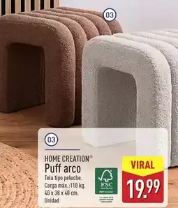 ALDI Home creation - puff arco oferta