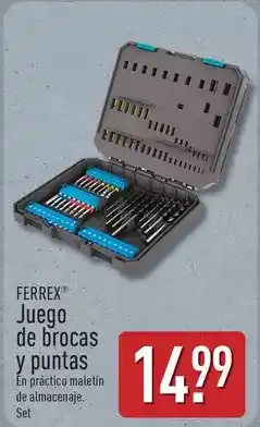 ALDI Ferrex - juego de brocas y puntas oferta