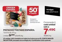 El Corte Inglés El corte inglés - pistacho tostado español oferta