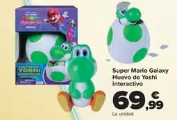 Carrefour Super Mario Galaxy Huevo de Yoshi interactivo oferta
