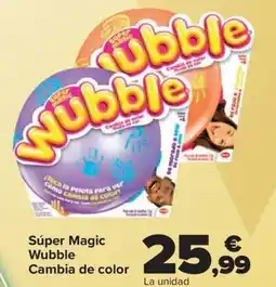 Carrefour Súper Magic Wubble Cambia de color oferta