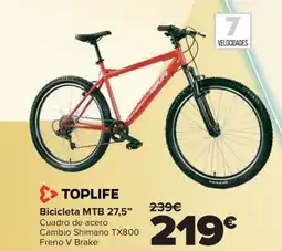 Carrefour TOPLIFE Bicicleta MTB 27,5" oferta