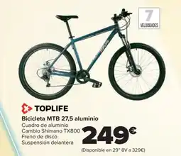 Carrefour TOPLIFE Bicicleta MTB 27,5 aluminio oferta